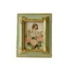 Lindo Marco de Fotos de Resina con Relieve Dorado de Niña Francesa Americano de Escritorio Mesa Adornos Decoración para el Hogar Marco de Fotos para Colgar en la Pared