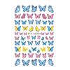 Adesivos de Nail Art Cross-border em estilo japonês, borboleta colorida para meninas, rosa, lindo adesivo de unha de borboleta azul