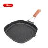 Frigideira Dobrável para Churrasco Doméstico ao Ar Livre Frigideira Listrada Frigideira Frigideira Frigideira para Fritar Steak Frigideira Antiaderente Fogão a Gás Indução