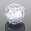 Caixa de armazenamento de joias, caixa pequena transparente, caixa de armazenamento mini portátil anti-oxidação para brincos, colares e tarrachas