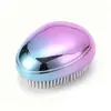Platinum Fly Modelo Novo Cor Sólida Pente Ovo para Uso Doméstico, Pente Massageador de Cabelo Portátil para Alisar e Desembaraçar Cabelos, Pente de Beleza