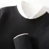 25 Anos Novo Outono e Inverno Cashmere Ponto Abacaxi Gola Redonda Tricô Manga Longa Masculino Cor Sólida Macio Ceroso Tricô de Cashmere