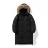 Chaqueta de Trabajo Transfronteriza Engrosada Chaqueta de Esquí al Aire Libre Rellena de Plumón de Pato Blanco Chaqueta de Plumón de Longitud Media Personalización de Invierno para Hombre