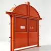 Porta de grade corta-fogo MFHSL para mineração, porta corta-fogo de folha dupla de uso duplo, tem bom desempenho em uso, porta de grade corta-fogo