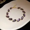 Pulsera Geométrica de Gota de Agua con Circonita Ultra Brillante Dopamine, Pulsera de Lujo Ligero de Gama Alta, Moda, Elegante, Versátil y Joyería de Mano Personalizada