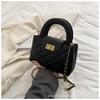 Bolso de Mano Pequeño Acolchado Estilo Chanel para Mujer 2026 Nueva Moda Bolso Cruzado Versátil Elegante Bolso Pequeño de Cadena para Viajes