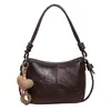Bolso de hombro simple y versátil, nuevo bolso cruzado de moda 2026 para el día a día, gran capacidad, color liso, bolso de hombro de lujo ligero para debajo del brazo