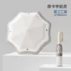 Paraguas Retráctil Totalmente Automático con Mecanismo Anti-Rebote, Paraguas Plegable con Esquinas Redondeadas Reflectantes, Seguridad Anti-Perforación, Específico para Estudiantes