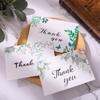 Tarjeta de Felicitación de Agradecimiento Amazon Tarjeta de Gracias Creativa Plegable a la Mitad con Sobre Juego de 6