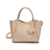 Bolsa de Mão Tipo Balde Casual Tendência Estilo Coreano 2025 Nova Moda Bolsa de Ombro Bolsa Transversal com Senso