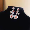 Collar Retro Accesible de Lujo con Circonita Rosa para Clavícula Estilo Palacio Francés Exquisito Nicho Elegante Collar de Gama Alta para Mujer