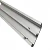 Perfil de Riel Deslizante Ranura de Tres Caracteres Tubo de Aluminio Foshan Aleación de Aluminio Perfil de Aluminio Extruido Piezas de Aluminio Acabado CNC Torno Cian