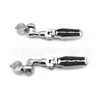 Pedales de Aleación de Aluminio para Motocicleta, Antideslizantes y Hermosos, Pedales de Nuevo Diseño para Tubos de 1-1/4 pulgada