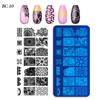 Cross-border nail art transferência de impressão modelo de impressão de esmalte de aço modelo de placa de aço retangular pintado ferramenta de vedação