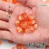 50 Piezas de Pétalos Redondos Pequeños de Flor de Ciruelo de 12 mm Material Estilo Antiguo Hecho a Mano para Pasador de Cabello Paso Sacudidor Accesorios para el Cabello de Vidrio Checo