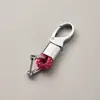 Directo de fábrica llavero de cuerda tejida accesorios de ferretería hebilla de herradura colgante para llave de coche accesorios de coche de moda