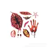 Adesivos de Tatuagem Ecológicos Transfronteiriços Cicatriz Halloween Horror Engraçado Cicatriz Impermeável Impressão por Transferência de Água