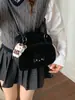 Design Coreano de Cor Pura Simples e Fashionável Roupa de Trabalho 2025 Outono e Inverno Pingente Nova Bolsa Transversal Boston para Mulheres
