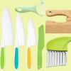 Explosiones de Amazon cuchillo de plástico para niños jardín de infantes educación temprana no lastima la mano para cortar verduras cortar pastel cuchillo traje de juguete para niños