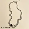 Colares Combinados Masculinos de Street Dance, Tendência Estilo Ins Outono e Inverno Irregular Suéter Masculino Design Acessórios de Suéter