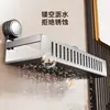 Estante de almacenamiento para baño, organizador de baño de pared sin taladro, bandeja de pared para inodoro, lavabo, lavado de manos y área de ducha