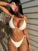 Bikini de Natación Modelo Nuevo 2026 para Mujer, Traje de Baño Sexy Estilo Europeo y Americano, Dos Piezas Transfronterizo de Aliexpress Lg273