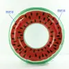 Anillo de natación creativo de dona anillo de natación de sandía para niños dibujos animados inflable para salpicar agua boya salvavidas rojo de moda con natación linda