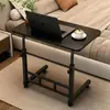 Mesa de computador, mesa de cabeceira preguiçosa, móvel e ajustável, adequada para estudantes de dormitório, mesa simples para escrever e estudar, portátil para casas pequenas