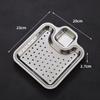 Plato para Barbacoa estilo Coreano 304 con Plato de Sabores de Tres Compartimentos Drenaje Plato para Dumplings Plato Picante Plato para Barbacoa Plato para Bistec