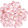 Decoración de Uñas con Diamante Shijia de Alta Calidad de 6 mm K9 Diamante Rosa Cristalino Punto de Luz Diamante con Punta Inferior Diamante