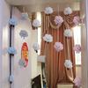 Cortina de porta em pó Yunbeier, cortina para quarto infantil, decoração de parede, coração para meninas, cortina criativa Fengyunduo