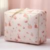 Bolsa de edredom estampada Bolsa de armazenamento em tecido Oxford Bolsa de edredom Bagagem Armazenamento para mudança Armário organizador Bolsa de tecido D