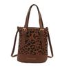 Corea del Sur Nicho Bolsa Esmerilada para Mujer 2024 Nuevo Invierno Bolso Bandolera de Hombro de Alta Gama Retro Portátil Bolso Balde