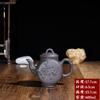 Tetera Zisha de gran capacidad tetera de cinabrio estilo clásico chino tallado flotante ciruelo pinzón olla de botella antigua 600cc oferta especial