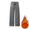 906 novas calças de moletom transfronteiriças, tamanho europeu masculino, corte solto, esportivas e casuais, grossas e quentes, calças compridas para outono e inverno