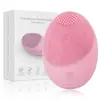 Amazon Nuevo Hogar Belleza Cepillo Limpiador Facial Masajeador Eléctrico Limpiador Facial de Silicona Limpiador Ultrasónico de Lana Suave
