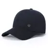 Nueva gorra de béisbol cálida con forro polar para otoño e invierno para hombre, gorra de pico cortavientos para exteriores que protege los oídos, sombrero de algodón moderno y versátil