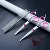 Conjunto Profissional de Tesouras para Banho e Tosquia de Animais para Gatos e Cachorros, Incluindo Tesouras Reta e Curva Desbastadoras, Suprimentos Transfronteiriços