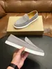 Mocassins Slip-On de Couro Genuíno Estilo Europeu e Americano para Homens, Sapatos Slip-On com Padrão de Crocodilo, Sapatos Casuais Masculinos Tendência de Venda Quente Transfronteiriça