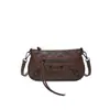Yue Zi 2026 Otoño Temprano Bolso Nuevo Elegante Versátil Simple de un Hombro Textura Casual Diseño Exquisito Bolso Cruzado para Motocicleta