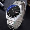 Reloj de Pareja WALIS Doble Calendario Reloj de Cuarzo Reloj con Luz Azul de Moda Reloj para Hombre y Mujer Lote de Puntos de Explosión