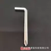 Llave de destornillador hexagonal cruzada, llave hexagonal en L individual de 4, 5, 6 mm, destornillador de llave de doble cabeza