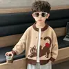 Chaqueta Cardigan de Punto para Niños 2026 Nuevo Estilo Ropa de Primavera para Niños Pequeños Cardigan Suéter Ropa Guapa para Niños Primavera y Otoño