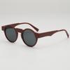 Gafas de sol redondas retro estilo Harajuku sencillas para mujer 2025, nuevas gafas de sol anti-UV de hip hop para celebridades de Internet, gafas para hombre