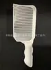 Pente para Cabelo Transfronteiriço para Penteado Slicked-Back Masculino, Pente de Posicionamento Gradiente, Pente de Corte com Borda Curva, Pente Profissional de Salão em Estoque