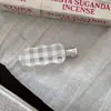 Pinza para el Cabello a Cuadros de Color Dulce Estilo Coreano, Sin Costuras, para Mujeres, Pinza Lateral Versátil de Verano para Uso Diario y Lavado de Cara