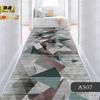 Alfombra geométrica 3D recortable para puerta, entrada, pasillo, escaleras, larga, para hotel