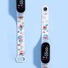M7Directo de Fábrica Impermeable LED Impresión Digital Dibujos Animados Estudiantes de Primaria y Secundaria Pulsera de Jardín Reloj Deportivo Simple
