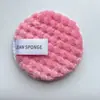 Esponja de Limpeza Facial em Formato de Abacaxi Mais Vendida, Esponja Removedora de Maquiagem à Base de Água para Pessoas Preguiçosas, Esponja Úmida de Limpeza Redonda Lavável Dupla Face, Removedor de Maquiagem