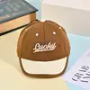 Gorra de béisbol bordada para niños, gorra de béisbol para bebés de primavera y otoño, amigable con la piel y transpirable, sombrero de protección solar para niños y niñas